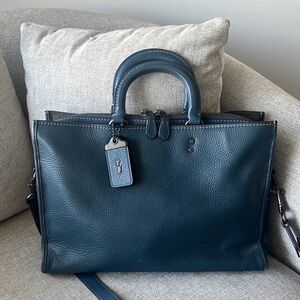 Coach Dark Teal Laptop Bag